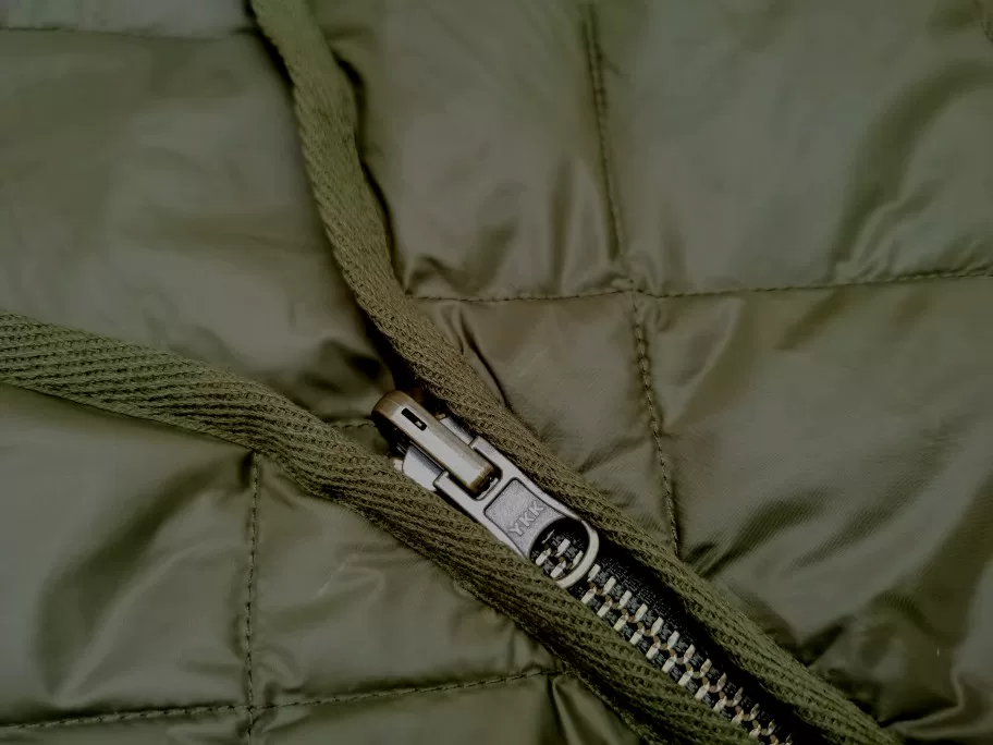 Liner, vest, down jacket with zipper, (Physicals), goose down