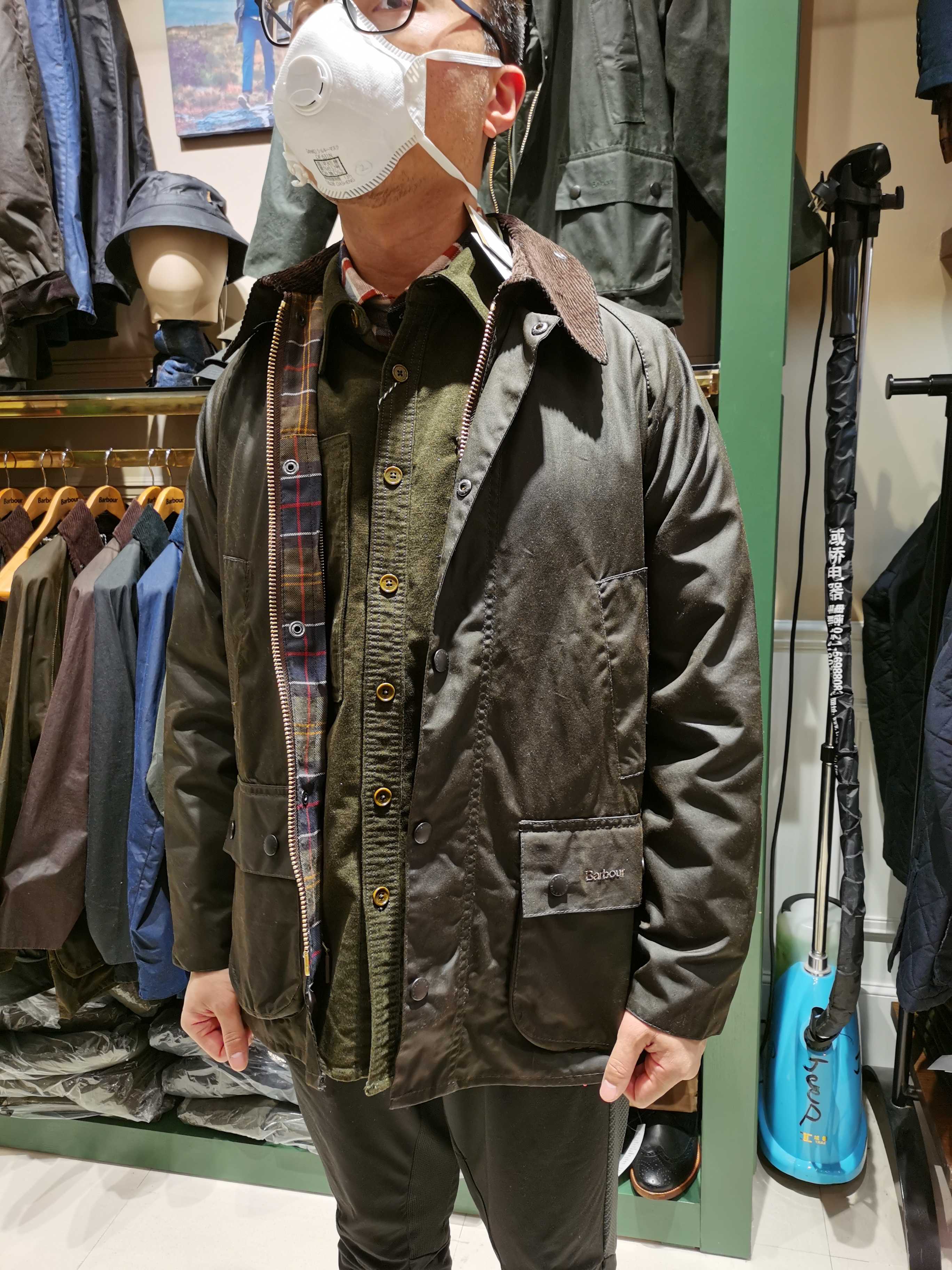 Spot barbour classic bedale Inversion Classic coated waxed oil wax retro jacket sending insignia