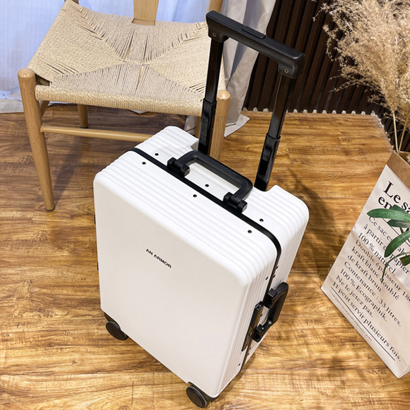 New high-value suitcase 20 inch boarding suitcase for men and women 24 ultra-quiet password leather case 26 trolley case