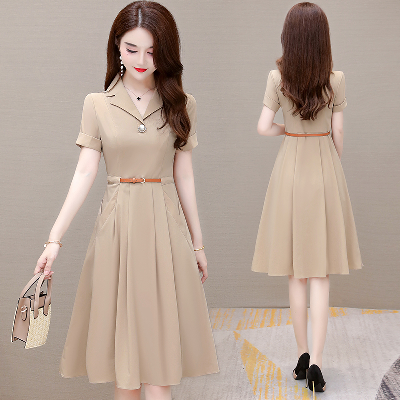 This Year's Trendy Summer Fashion Dresses for Petite Women, Waist-Cinching, Stylish, Age-Reducing, Elegant Lady Style, 2026 New Models for Women