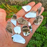 Бесплатная доставка DIY нерегулярное зеркало ручной шва буровой шар для инопланетного объектива.