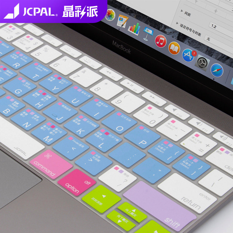 JCPAL Keyboard Membrane Applicable to Apple Notebook Macbook Quick Keyboard Membrane Protective Film 1213 Non Touch