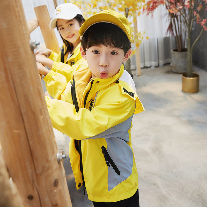 Primary and secondary school students uniform set Children's class clothes Spring and autumn and winter transport outdoor stormtrooper clothing three kindergarten garden clothes