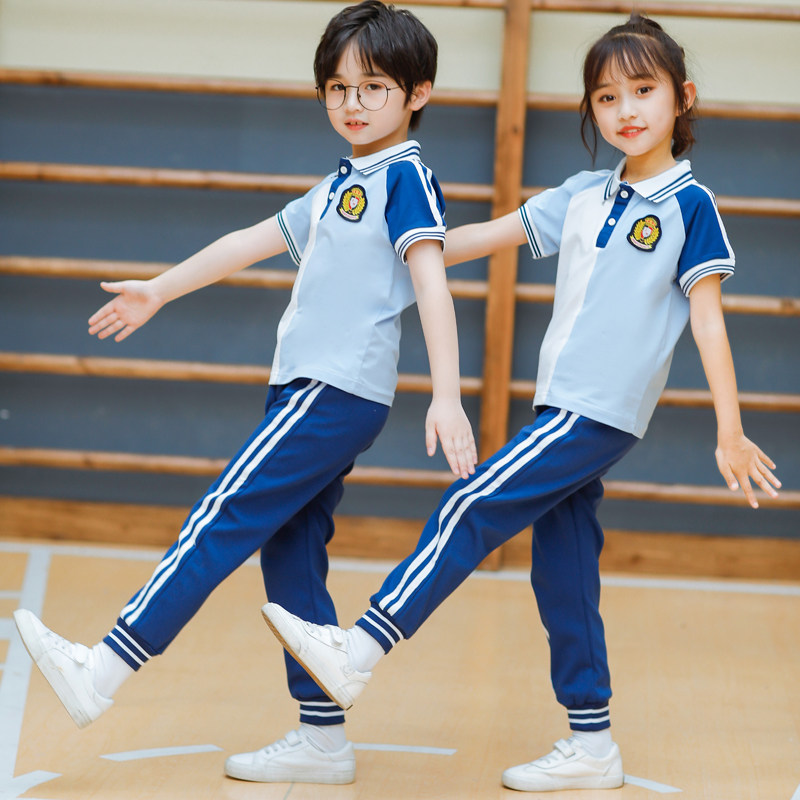 Kindergarten garden clothing spring and autumn school clothing summer school uniform children entering school graduation certificate to take care of clothing