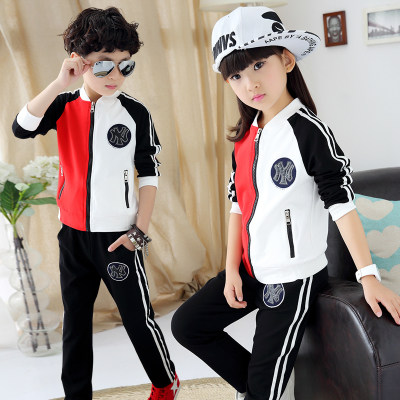 Spring and autumn clothing new kindergarten garden clothes Primary school uniform class clothes long sleeve autumn men's and women's children's sportswear suit