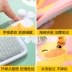 Chính hãng Little Yellow Duck Fail nhung Velvet Cửa dày Thảm phòng tắm gia đình Hấp thụ thảm chống trượt Thảm cửa phòng ngủ - Thảm sàn