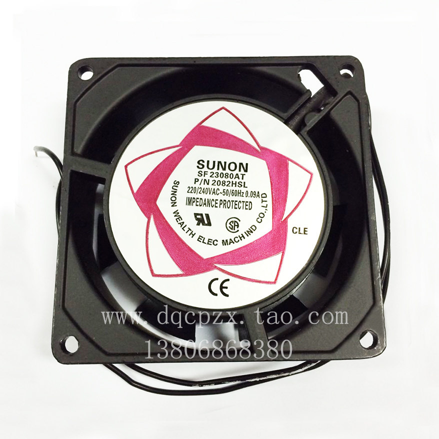 Taiwan Jianzhun 8025 220V 8CM oily cooling fan 2082HSL SF23080AT SUNON