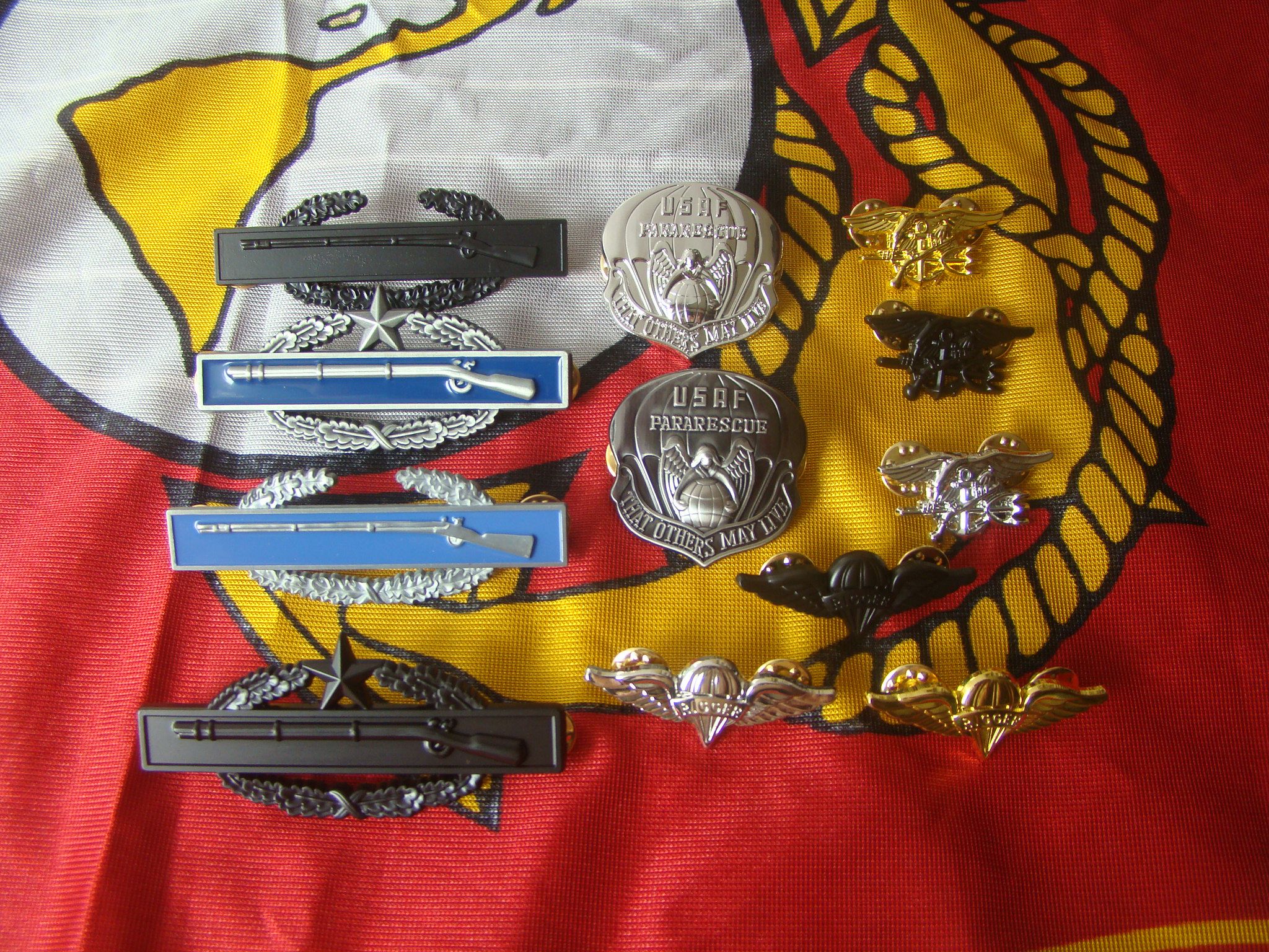 Metal Badge American Infantry Parachute Drop Berets Badge Badge Mini Small Seal Commemorative Badge Badge