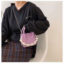 ins super fire mini pearl bag summer 2021 fashion pearl chain handbag Foreign style joker messenger bag