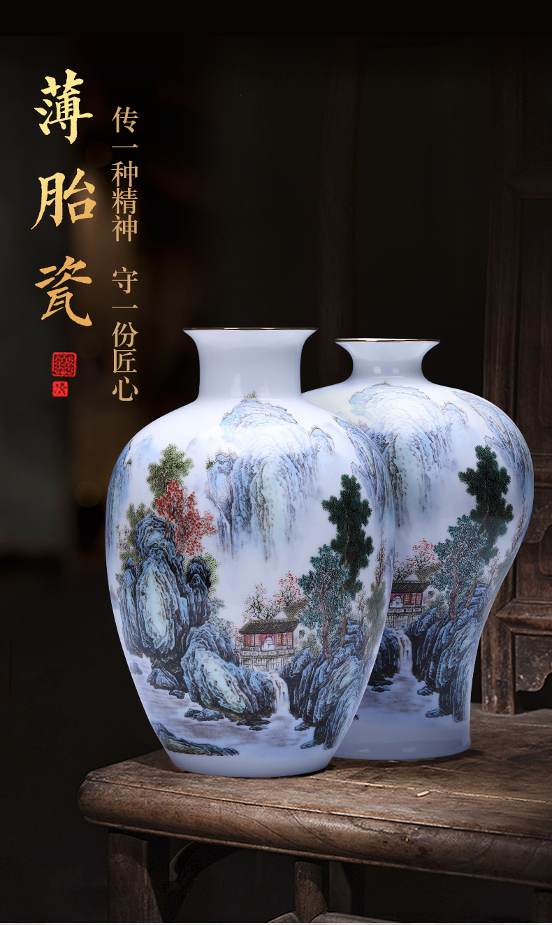 Jingdezhen ceramic vase furnishing articles and Chinese style porch, sitting room adornment porcelain porcelain decoration accessories