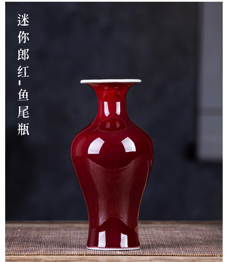 Porcelain of jingdezhen ceramic mini floret bottle flower tea hydroponic creative restoring ancient ways is rich ancient frame accessories furnishing articles