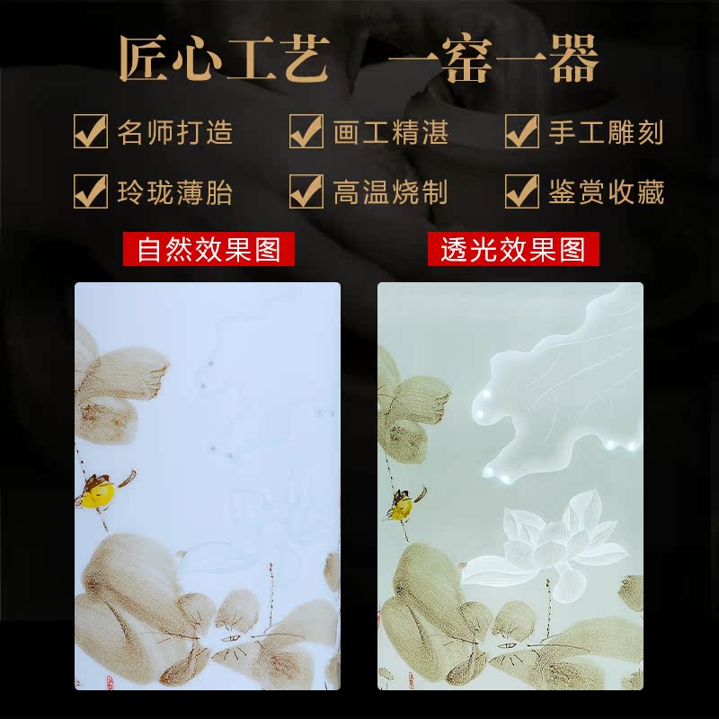 Jingdezhen ceramics manual hand - made vases under glaze color porcelain insulator knife clay flower arrangement sitting room place, household act the role ofing is tasted