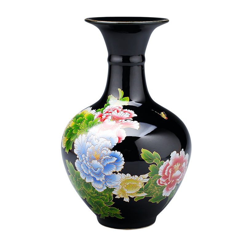 Porcelain of jingdezhen Porcelain floret bottle ceramic furnishing articles son sitting room flower arranging rich ancient frame wine appropriate home decoration