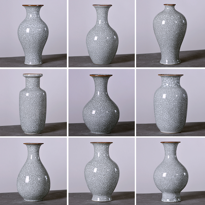 Jingdezhen porcelain antique vases, ceramic flower arranging home furnishing articles, the sitting room porch ark adornment porcelain restoring ancient ways