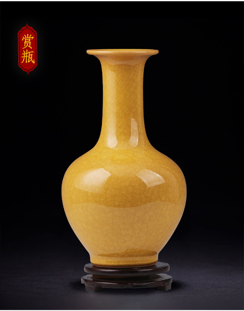 Sitting room place vase flower arrangement creative antique porcelain of jingdezhen ceramics TV ark, of Chinese style household ornaments