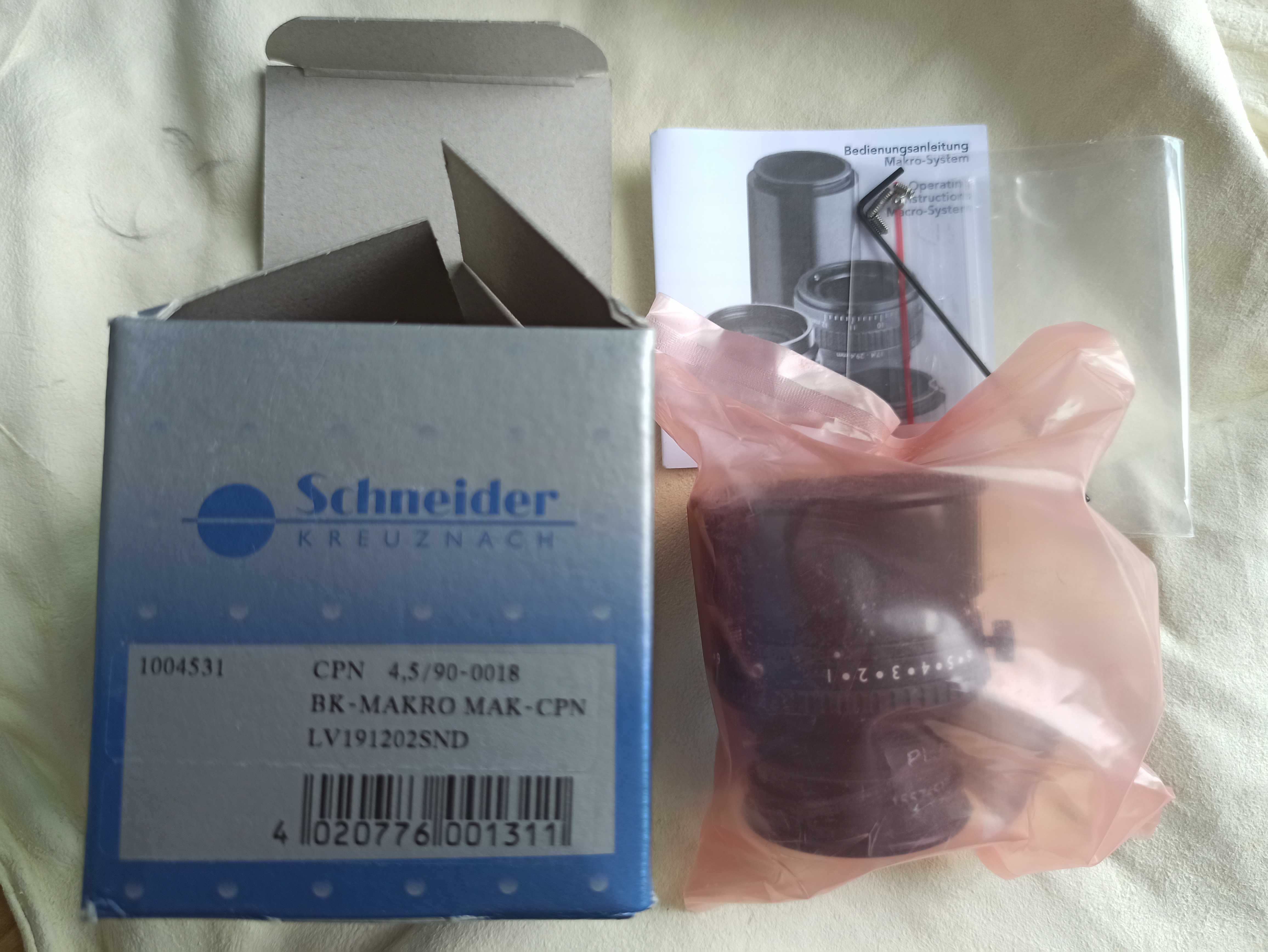 Schneider APO-COMPONON HM 4 5 90 MC Model 1004531 Brand New Unopened