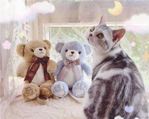 (To Alice) P42617 Original Retro Lazy Bear Fluffy Backpack