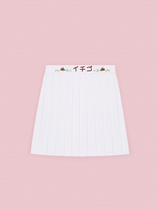 (To Alice) TZJ258 Original Strawberry Kindergarten Uniform Half-skirt Hundred Pleats Skirt