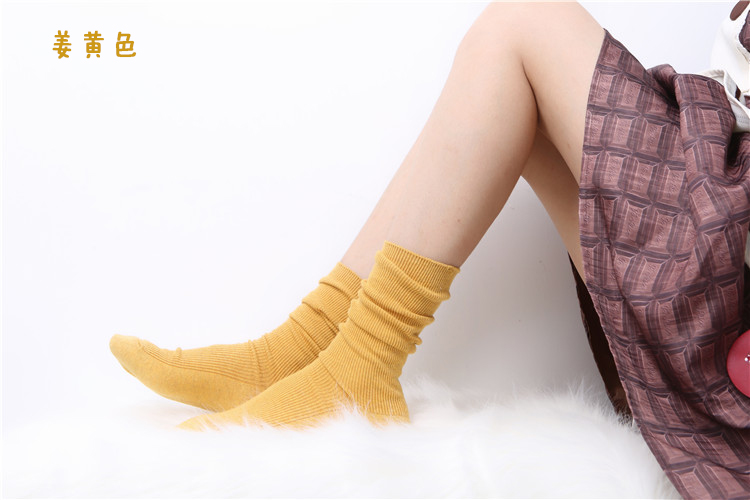(To Alice) S1211 Plush Cotton Australia wool blended bubble Socks