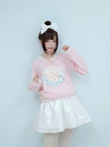 (To Alice)C396817 original Thousand Paper Crane print sailor fake collar sweater