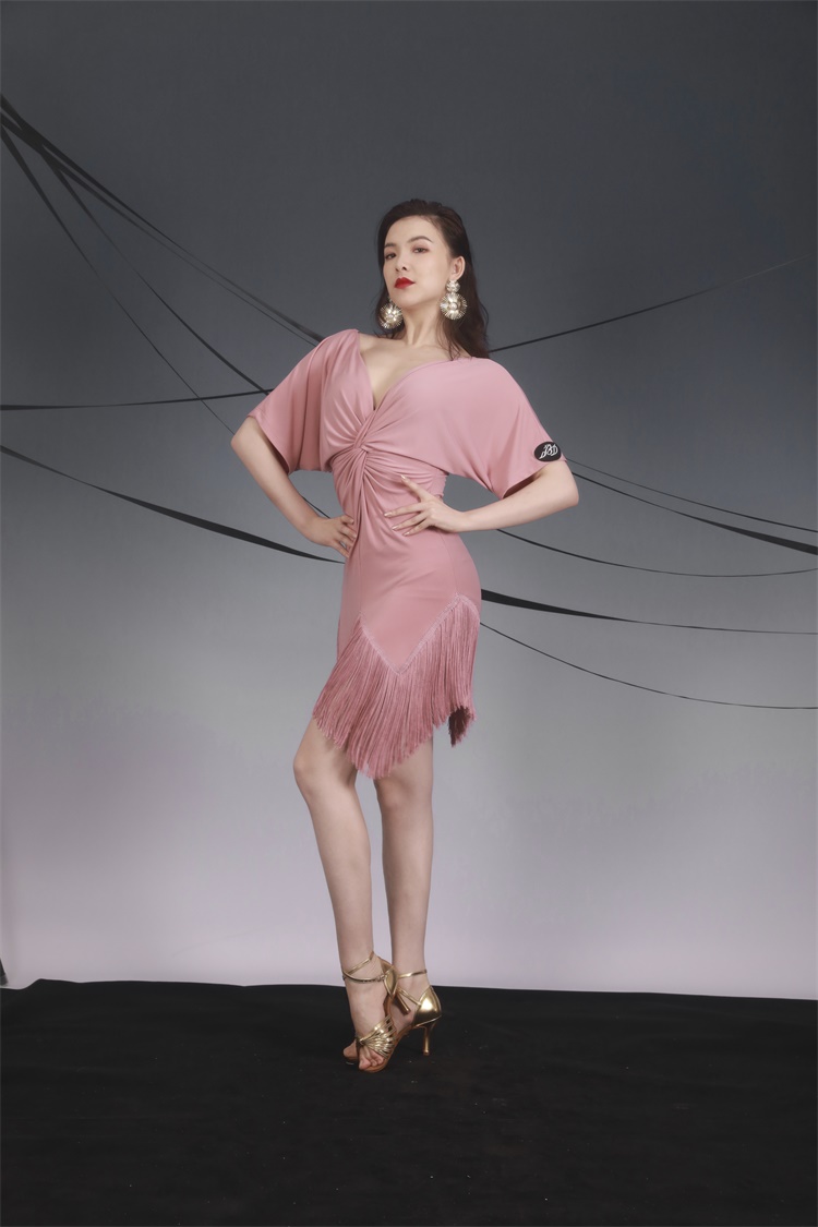 Betty New Latin Dance Dresses Dress Sexy Dance Dress Rehearswear Suits Twill Swing Pumping Rope Skirts BD07