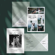 2024 Original Design Wedding Invitation Ins Style Wedding Banquet Invitation Atmospheric Wedding Creative Wedding Invitation Customization