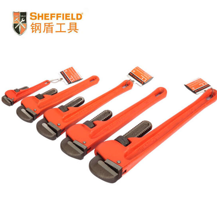 Steel shield heavy pipe pliers water pipe pliers round pipe pliers hand vise pipe wrench pump pliers 6 inch pipe pliers