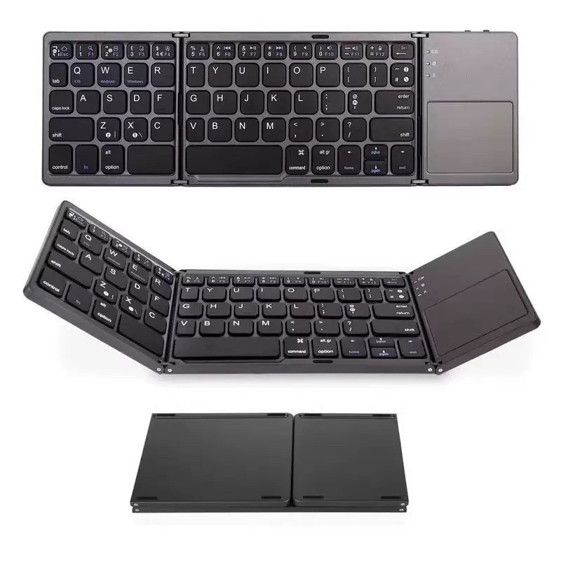 70% off Foldable Keyboard Bluetooth Wireless Keyboard with Touchpad Supports Tablets, Phones, Computers, External Universal Keyboard