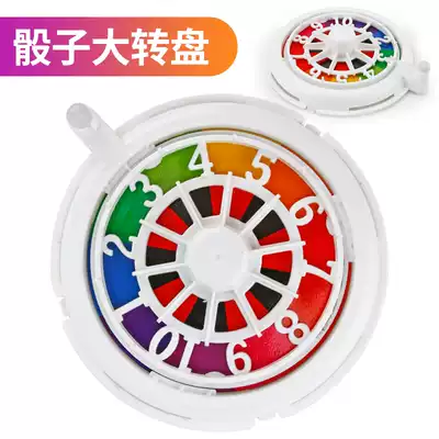 (Game turntable)Genuine knowledge tycoon monopoly game chess children's accessories supplement dice turntable