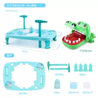 Очень большой ледяной пингвин синий + кусочек крокодила