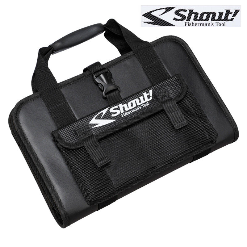 Japan SHOUT multifunctional iron plate bag storage bag iron plate bait storage bag iron plate road sub-package road sub-package spot