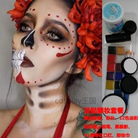 35. Световой пакет макияжа черепа