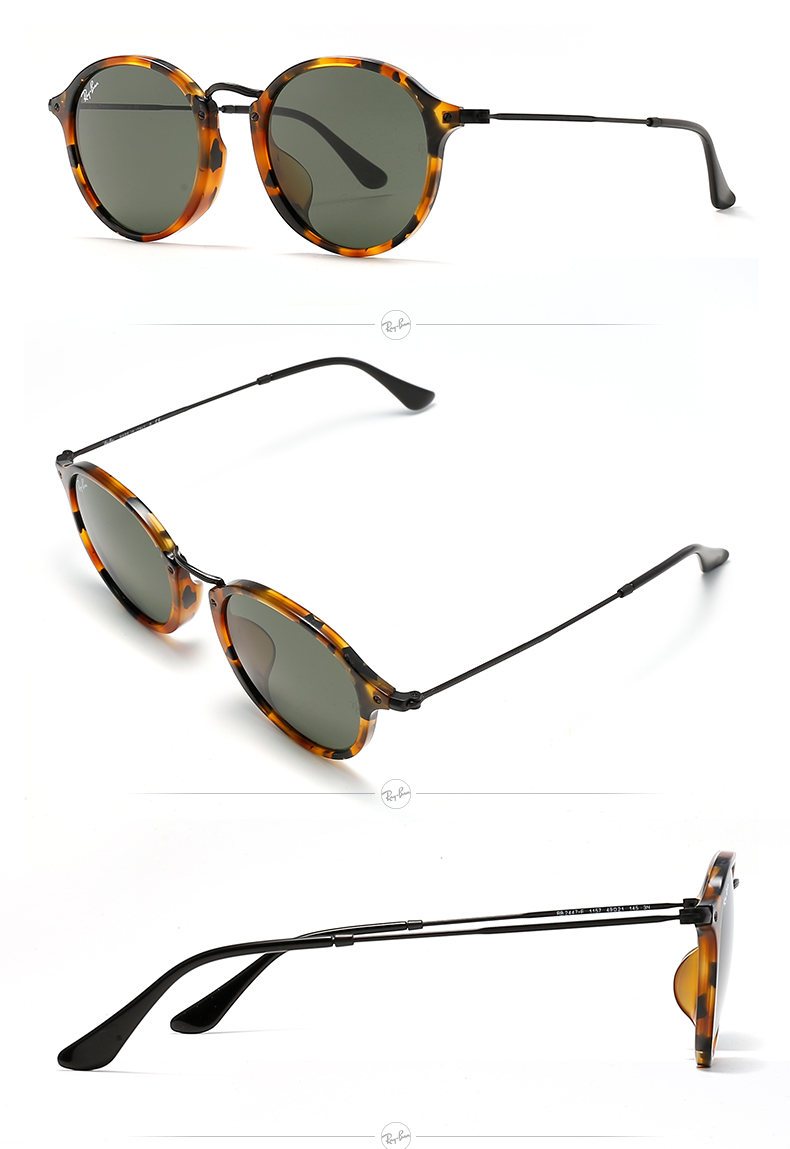 Ray-Ban 雷朋 0RB2447 复古圆框太阳镜 5折 海淘转运到手约￥592 天猫后￥1133