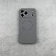 Black Embossed Cross Leather Phone Case for iPhone 17, 16, 15, 14 and 13