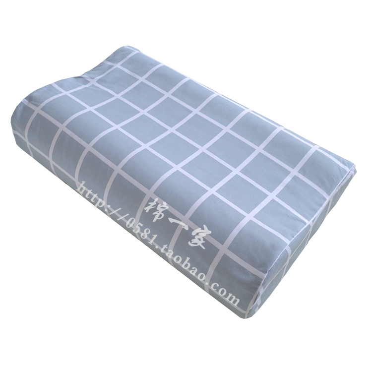 Bộ nhớ đệm cotton không gian gấp đôi bông hồi phục chậm chà nhám gối bộ 50 * 30 tùy chỉnh gối cao su non kymdan