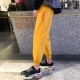Phong cách Hồng Kông mùa thu chữ mới thêu quần hoang dã Phiên bản Hàn Quốc của quần ống rộng lỏng chân nam thể thao quần âu quần baggy nam