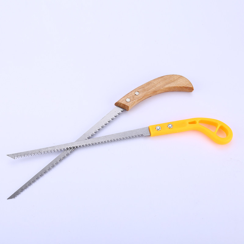 Chicken tail saw manganese steel small hand saw Root carving garden saw Digging hole logging saw Manganese steel wall panel decorative hand saw