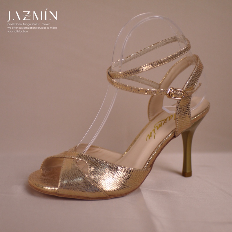 Eyeshadow Argentina Tango Tango Dance Shoes Professional Classic Style Cowhide Outsole Thin Heel European and American Buckle Strap