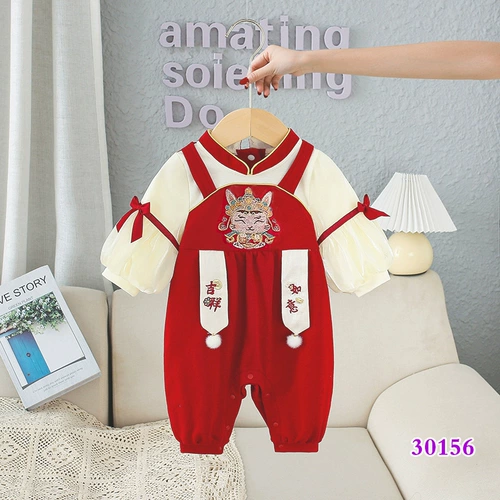 Боди для новорожденных, платье, детское демисезонное ципао для девочек, подарок на день рождения