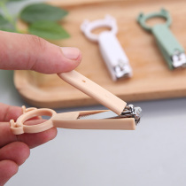 Stainless steel nail clippers cute portable nail scissors adult nail scissors nail clippers tools can be used as hand holders