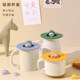 Mug Cartoon Silicone Cup Lid Creative Universal Dustproof Water Cup Lid ອຸປະກອນເສີມຝາປິດຝາຈອກຊາທີ່ມີອຸນຫະພູມສູງ