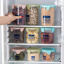 Household transparent plastic sealed cans food jars kitchen grains nuts melon seeds storage box storage cans