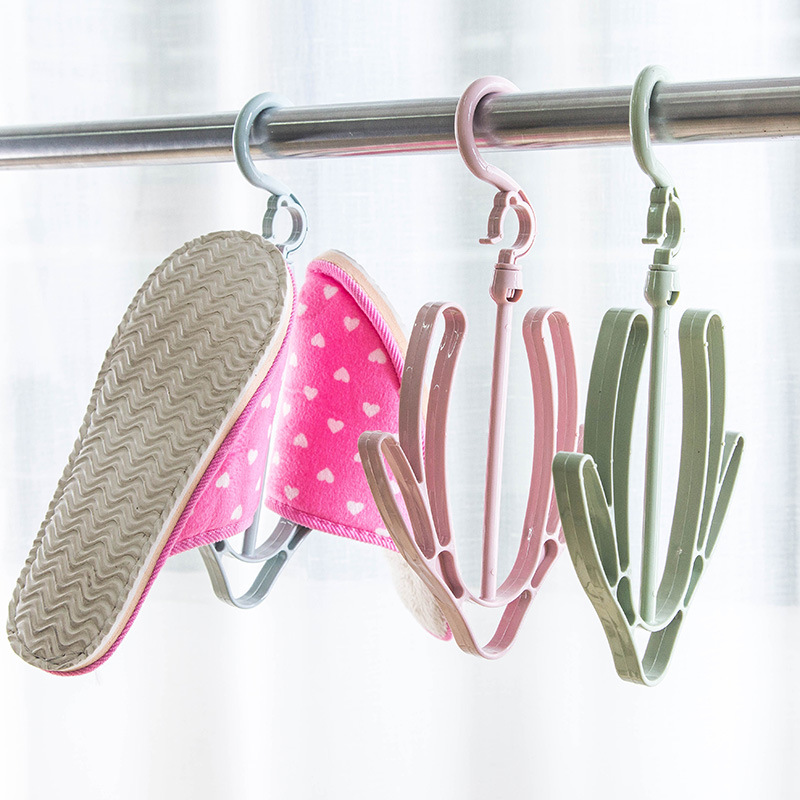 Windproof Sun Shoe Rack Drying Rack Balcony Shoe Rack Sunning Shoes Hanger Drying Rack Hanger Adjustable Shoe Rack Hanger Rotatable Multifunction Shoe Rack