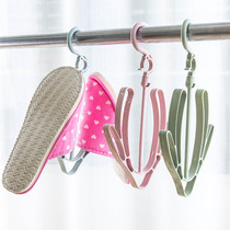 Windproof Sun Shoe Rack Drying Rack Balcony Shoe Rack Sunning Shoes Hanger Drying Rack Hanger Adjustable Shoe Rack Hanger Rotatable Multifunction Shoe Rack