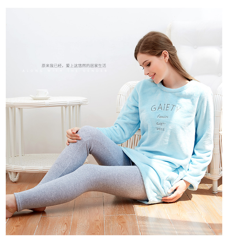 Pyjama pour femme à manches longues - Ref 2992375 Image 12