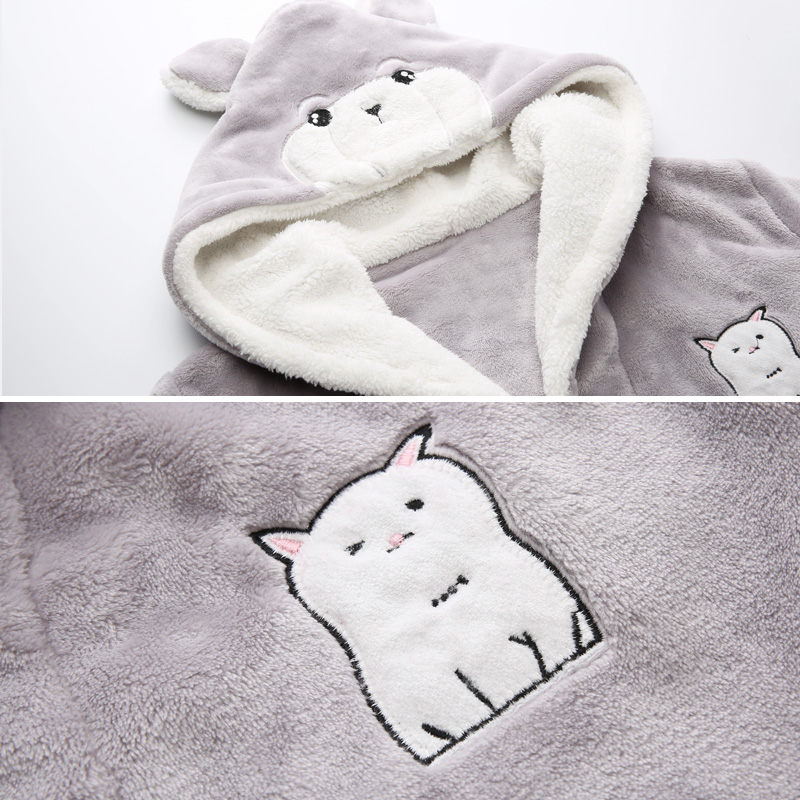 Pyjama pour femme à manches longues - Ref 2992377 Image 4