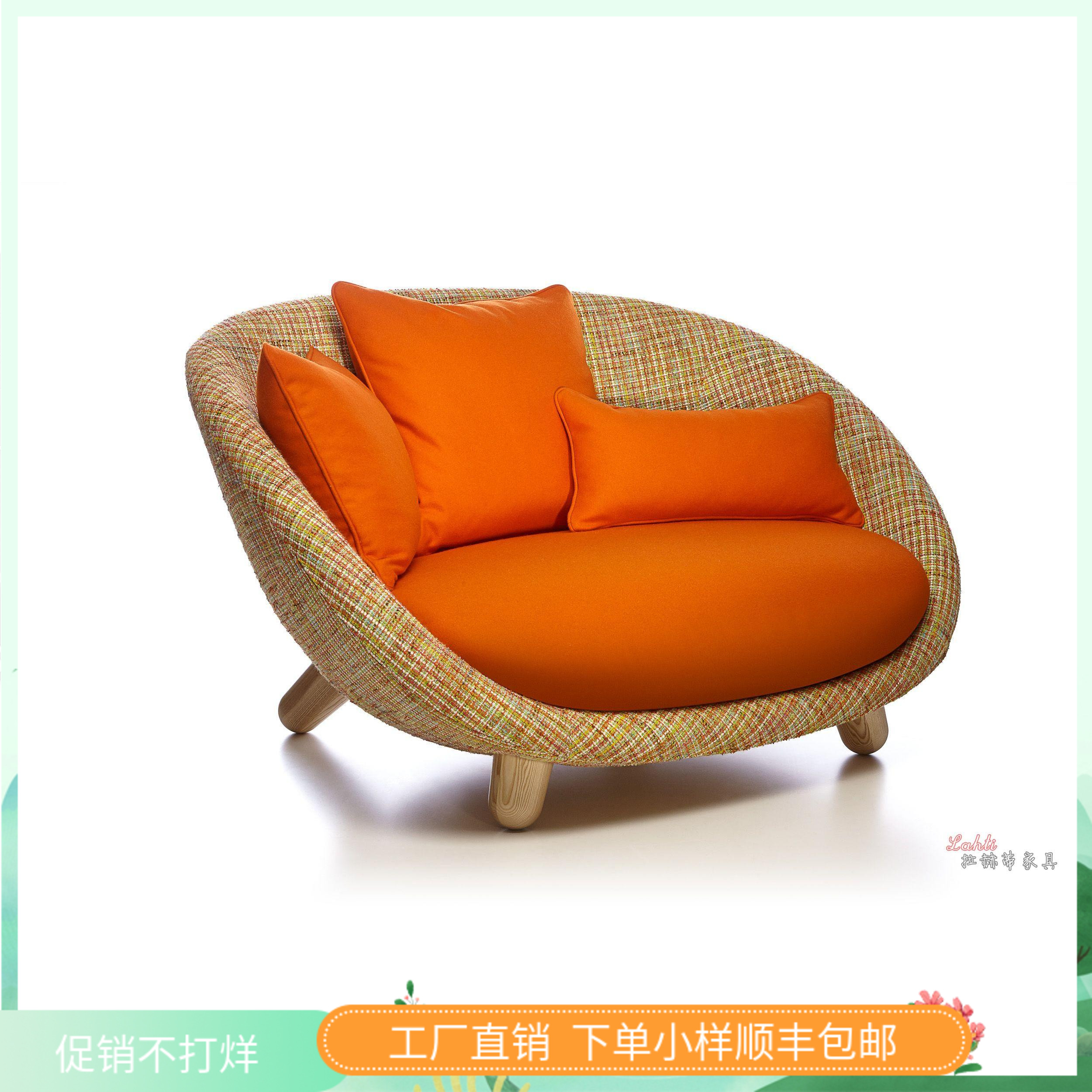 Nordic Sofa Living Room Small Family Style Stylish Sofa Chair Cushions Modern Furniture Solid Wood Chair Designer Sofa Chair