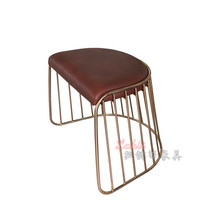 Nordic modern simple stainless steel bar chair bar stool tall bar chair bar stool fashion casual designer furniture