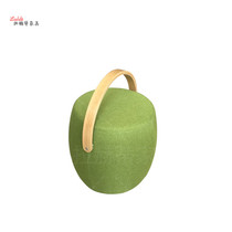 Lahti carry on pouf soft bag special round low stool stool designer creative casual coffee stool sitting Pier