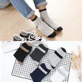 Мужские дезодорированные летние тонкие носки, впитывают пот и запах, средней длины